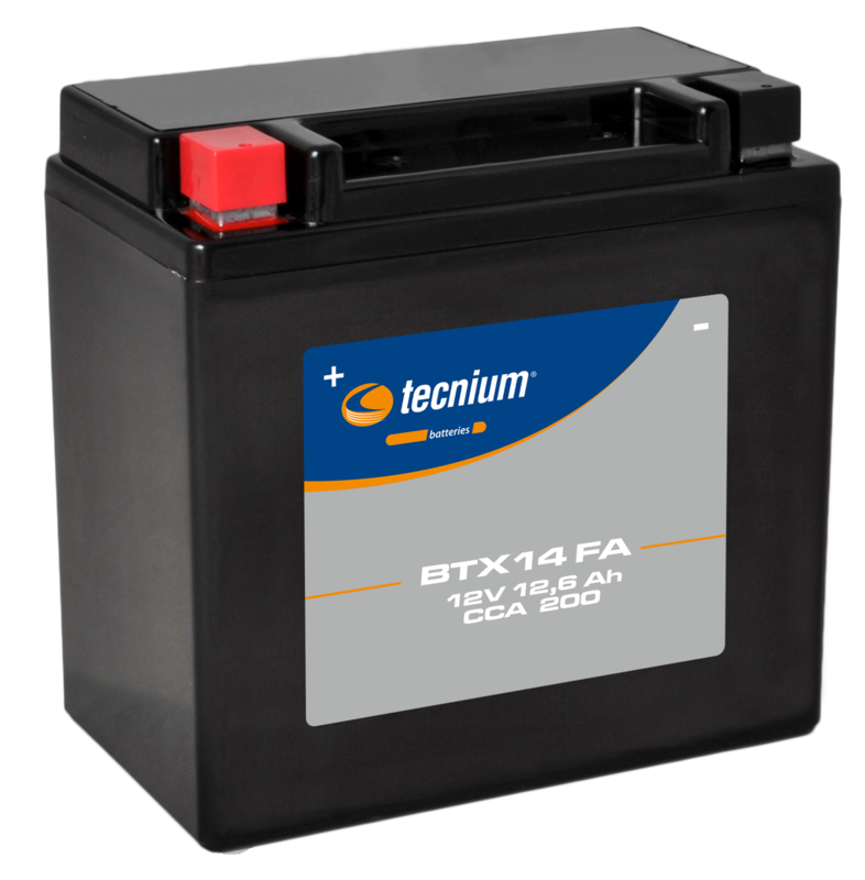 Suzuki Dr 800 [TECNIUM] - Vedligeholdelsesfrit batteri Fabriksaktiveret - BTX14
