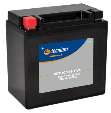 Moto Guzzi V 7 Iii Carbon [TECNIUM] - Vedligeholdelsesfrit batteri Fabriksaktiveret - BTX14