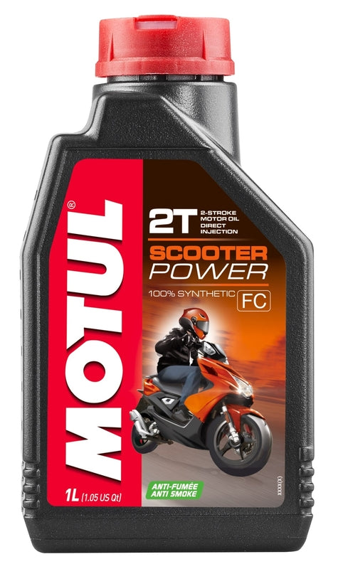 Scooter Power 2t Motorolie 1L til to -stroke -motorer [Motul]