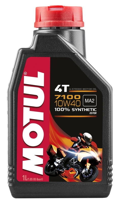 Motorolie 10W40 4T 1L til motorcykler [Motul]
