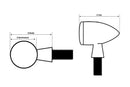 Indisk Chief Dark Horse CHDH [Highsider] - LED -blinklys signal-3