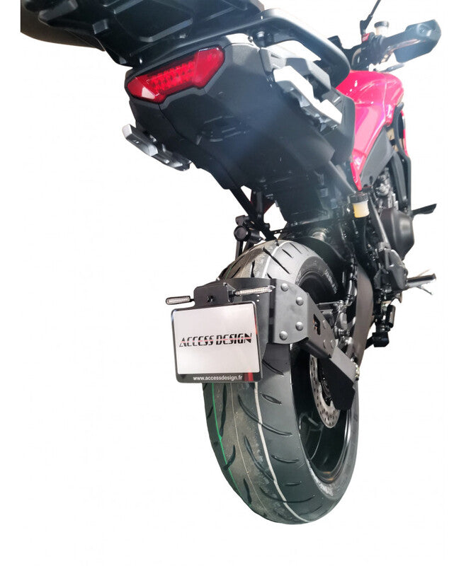 Yamaha Tracer 9 [ACCESS DESIGN] - ''Wheel Fitted'' Nummerpladeholder Sort - Yamaha MT-09 Tracer/GT