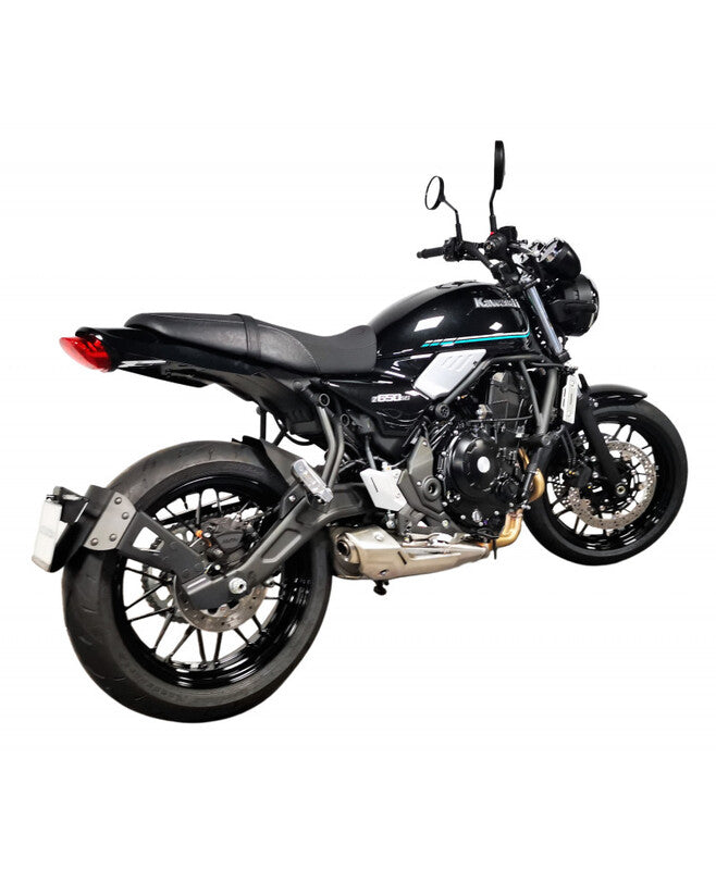 Kawasaki Z 650 [ADGANGSDESIGN] - ''Hjulmonteret'' Nummerpladeholder - Sort Kawasaki Z650RS