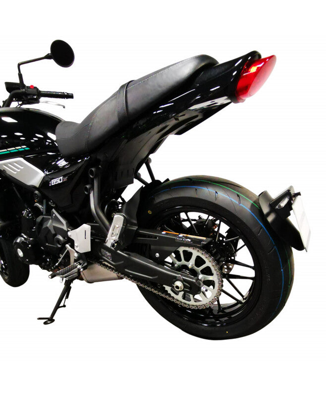 Kawasaki Z 650 [ADGANGSDESIGN] - ''Hjulmonteret'' Nummerpladeholder - Sort Kawasaki Z650RS