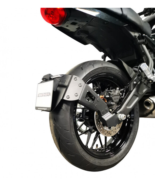 Kawasaki Z 650 [ADGANGSDESIGN] - ''Hjulmonteret'' Nummerpladeholder - Sort Kawasaki Z650RS