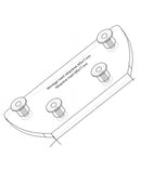 Yamaha Tracer 7 700 [ACCESS DESIGN] - ''Wheel Fitted'' Nummerpladeholder Sort - Yamaha MT-07 Tracer
