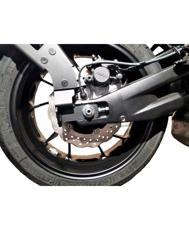 Yamaha Tracer 7 700 [ACCESS DESIGN] - ''Wheel Fitted'' Nummerpladeholder Sort - Yamaha MT-07 Tracer