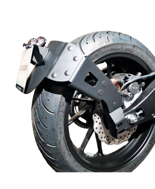 Yamaha Tracer 7 700 [ACCESS DESIGN] - ''Wheel Fitted'' Nummerpladeholder Sort - Yamaha MT-07 Tracer