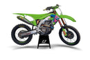 Kawasaki KX 250 (KX 250 R) [2005-2008] - Retro grafisk sæt - Kawasaki KX125/250
