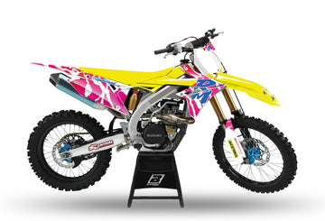 SUZUKI RM Z 250 [2019-2027] - Retro komplet grafisk sæt - Suzuki RM 125/250