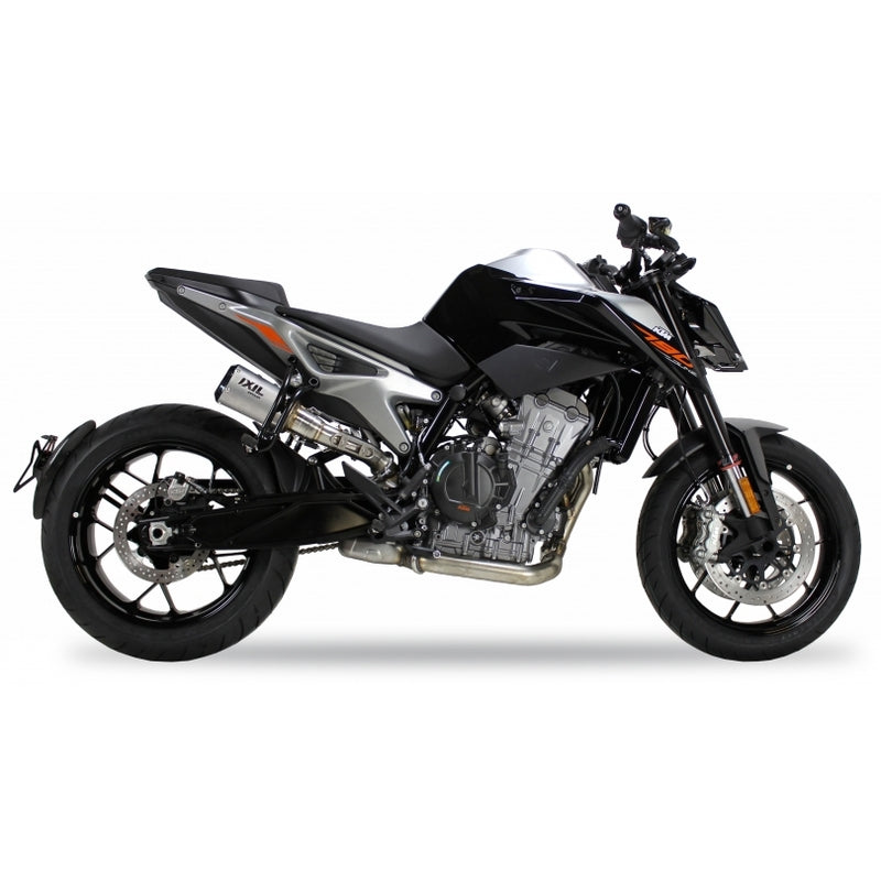 Ktm 890 Duke R [IXIL] - RC lyddæmper rustfrit stål / endekappe carbon - CM3279RC