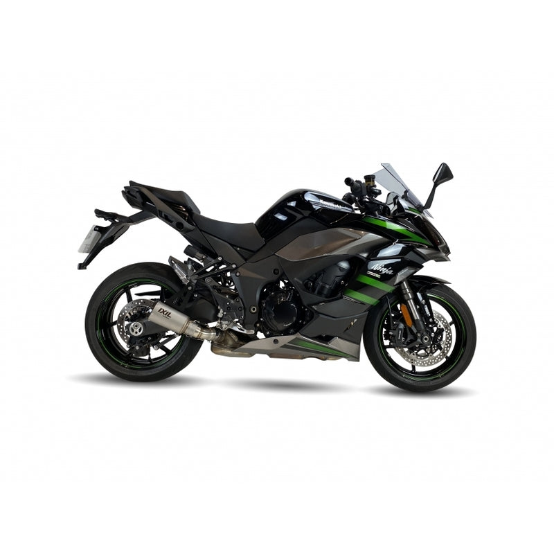 Kawasaki Ninja 1000 [IXIL] - RC lyddæmper i rustfrit stål / endestykke carbon - CK7294RC