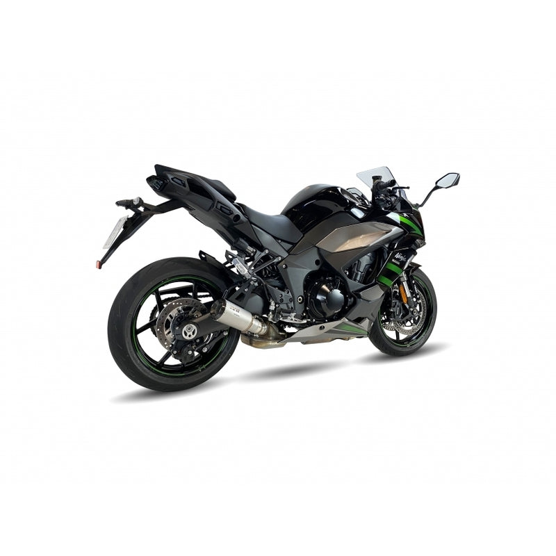 Kawasaki Ninja 1000 [IXIL] - RC lyddæmper i rustfrit stål / endestykke carbon - CK7294RC