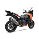 Ktm 1090 Adventure [IXIL] - MXT lyddæmper rustfrit stål / endestykke sort - EM3089SS