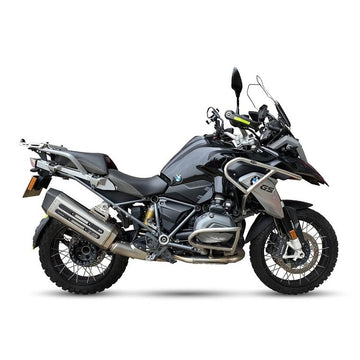 Bmw R 1250 Gs Adventure [IXIL] - MXT lyddæmper i rustfrit stål / endestykke sort - EB5095SS - 0