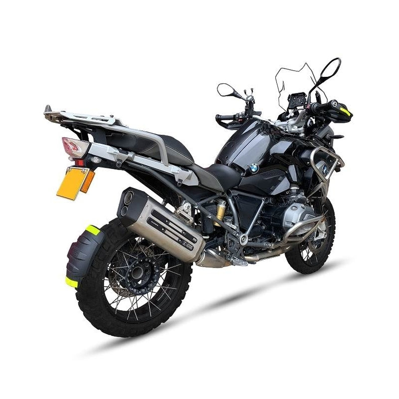 Bmw R 1250 Gs Adventure [IXIL] - MXT lyddæmper i rustfrit stål / endestykke sort - EB5095SS