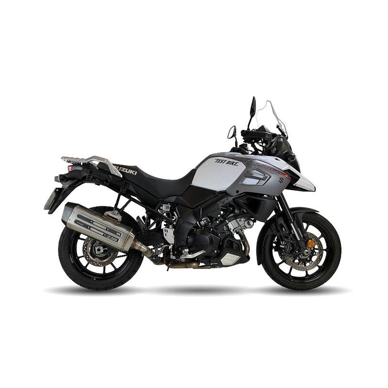 Suzuki V-Strom 1000 Abs [IXIL] - MXT lyddæmper i rustfrit stål / endestykke sort - ES8084SS