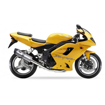 Triumph Speed ​​​​Triple [IXIL] - Hexoval endepotte rustfrit stål / endehætte rustfrit stål sort - OT4081VSE