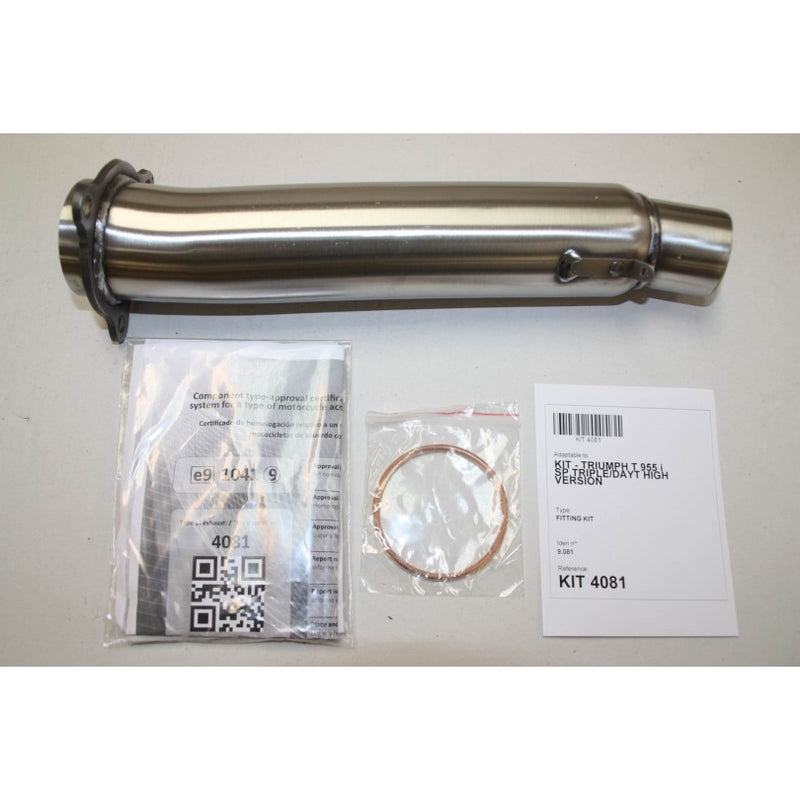 Triumph Speed ​​​​Triple 955 [IXIL] - Hexoval endepotte rustfrit stål / endehætte rustfrit stål sort - OT4081VSE