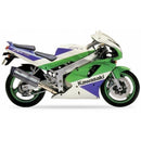 Kawasaki ZXR 750 R (ZX 750 K) [1991-1992] - Hexoval Endtopf Edelstahl / Endkappe Edelstahl schwarz - OK7063VSE