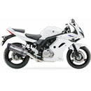 Suzuki Sv 650 [IXIL] - Hexoval lyddæmper rustfrit stål / endestykke sort