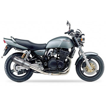 Suzuki Inazuma [IXIL] - Hexoval lyddæmper rustfrit stål / endestykke rustfrit stål sort - OS8065VSE