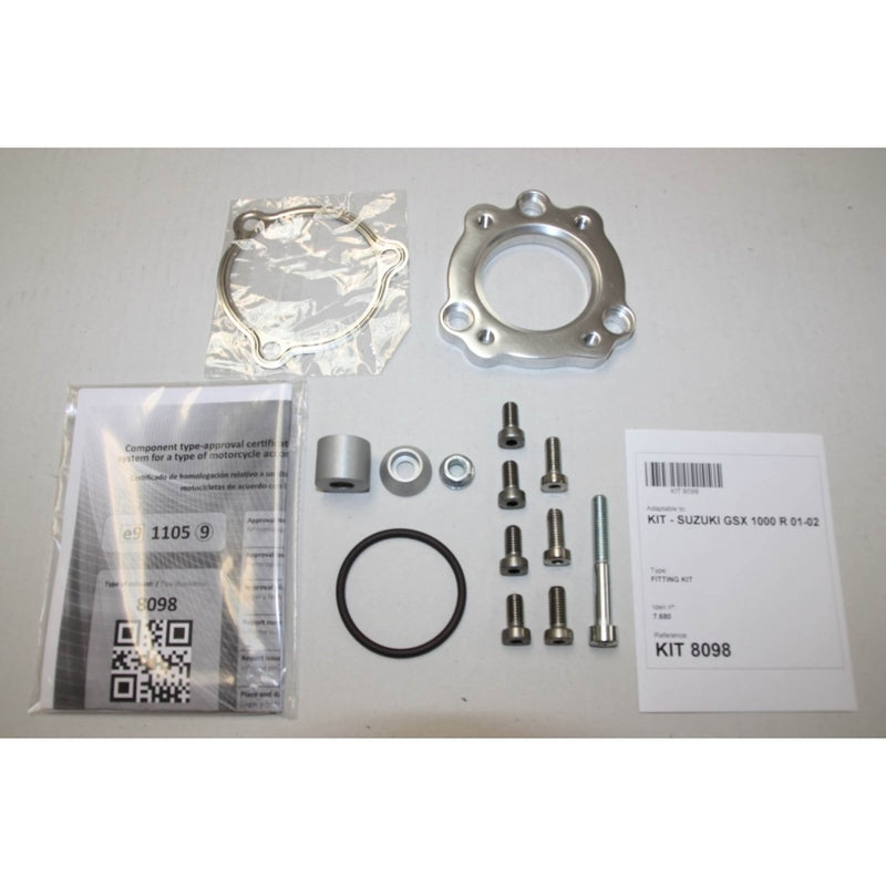 Suzuki Gsx 1000 [IXIL] - Hexoval endepotte rustfrit stål / endestykke rustfrit stål sort - OS8098VSE