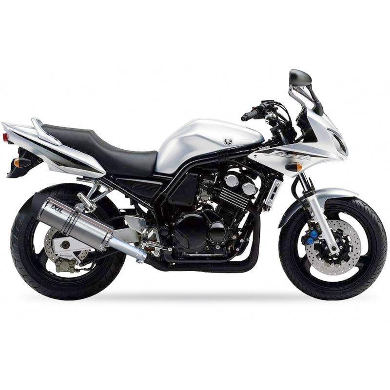 Yamaha 600 Fazer [IXIL] - Hexoval lyddæmper rustfrit stål / endestykke rustfrit stål sort - OY9063VSE
