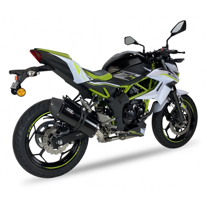 Kawasaki Ninja [IXIL] - Hexoval lyddæmper rustfrit stål sort / rustfrit stål sort - OK7037VSEB