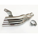 Suzuki Sfv 650 [IXIL] - Hyperlow lyddæmper i rustfrit stål / endedæksel aluminium - XS8358V