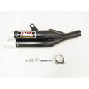 Honda CB 500 F ABS PC45 [2013-2015] - Hyperlow Endtopf Edelstahl schwarz / Endkappe Aluminium - XH6333XB