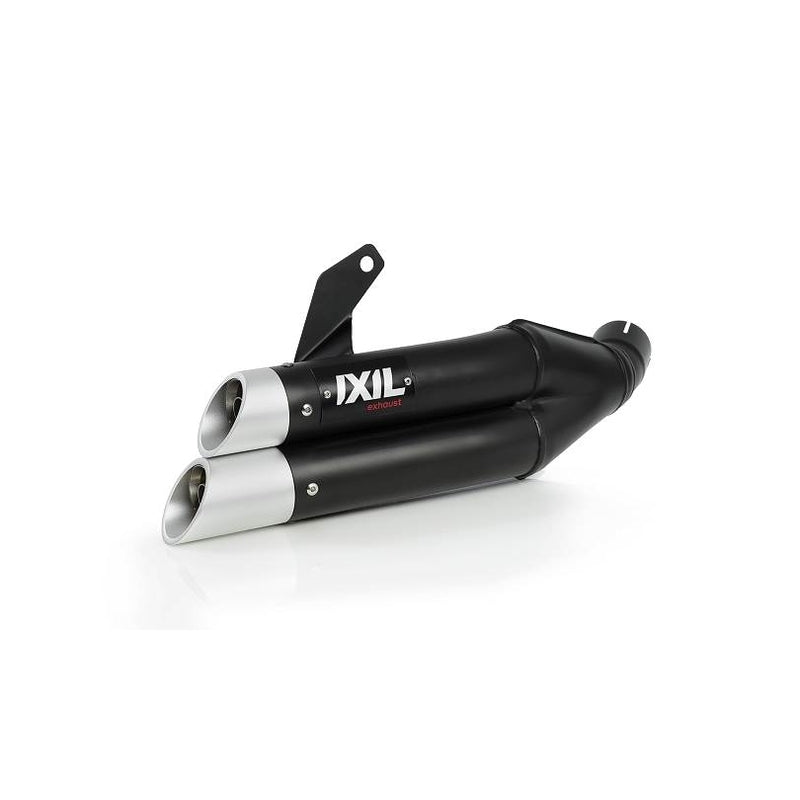 Honda Nc 750 X Dct [IXIL] - Hyperlow lyddæmper i rustfrit stål sort / endedæksel aluminium - XH6362XB