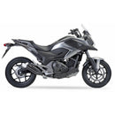 Honda Nc 750 [IXIL] - Hyperlow lyddæmper i rustfrit stål sort / endedæksel aluminium - XH6362XB-2