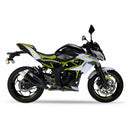 Kawasaki Ninja [IXIL] - Hyperlow lyddæmper i rustfrit stål sort / endedæksel aluminium - XK7337XB