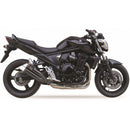 Suzuki Gsf 650 [IXIL] - Hyperlow lyddæmper i rustfrit stål sort / endedæksel aluminium - XS8357XB