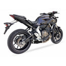 Yamaha Tracer 700 [IXIL] - Hyperlow komplet system rustfrit stål sort / poleret aluminium - XY9362XB