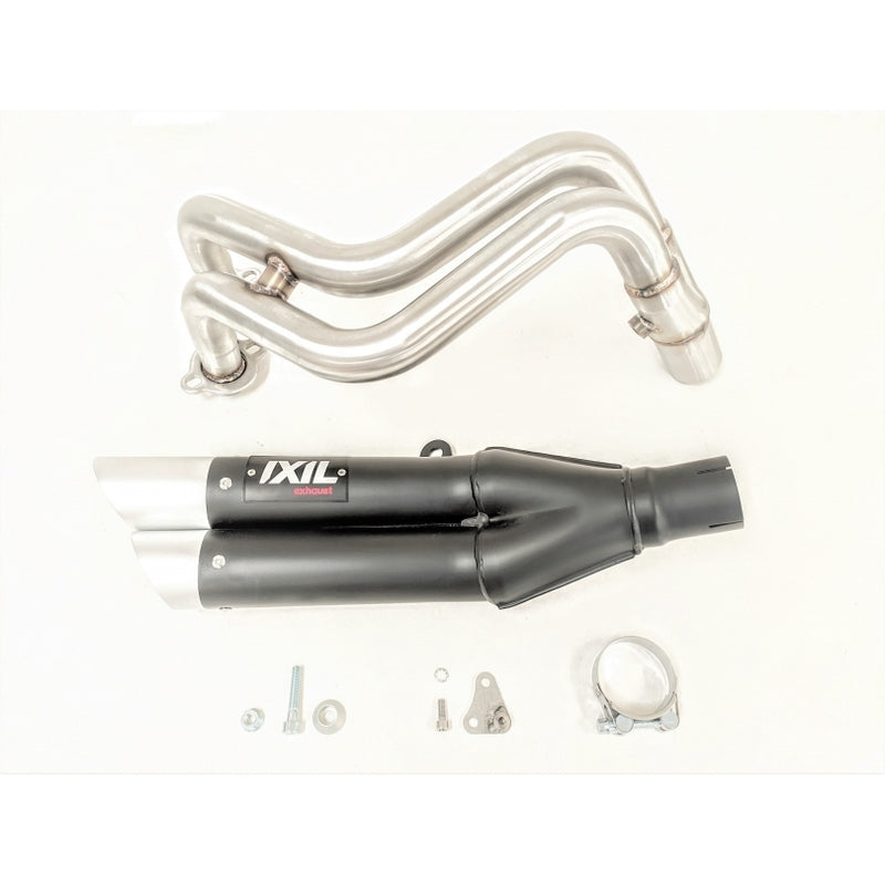 Yamaha Tracer 700 [IXIL] - Hyperlow komplet system rustfrit stål sort / poleret aluminium - XY9362XB