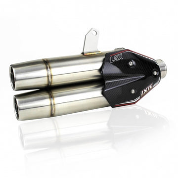 Kymco Ak 550 [IXIL] - L5X komplet system poleret rustfrit stål / poleret rustfrit stål - XK0350XS