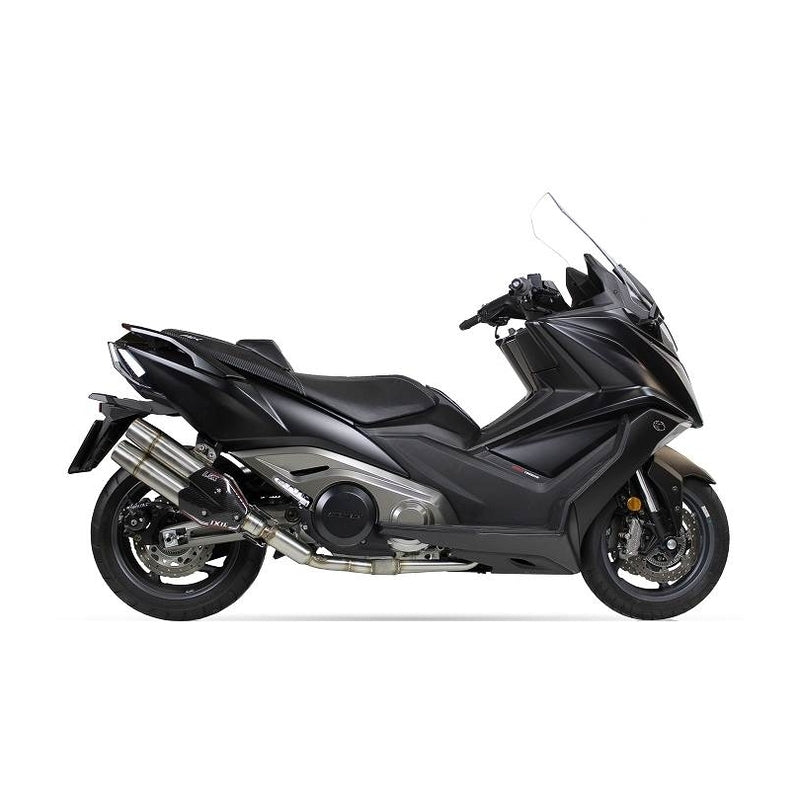 Kymco Ak 550 [IXIL] - L5X komplet system poleret rustfrit stål / poleret rustfrit stål - XK0350XS
