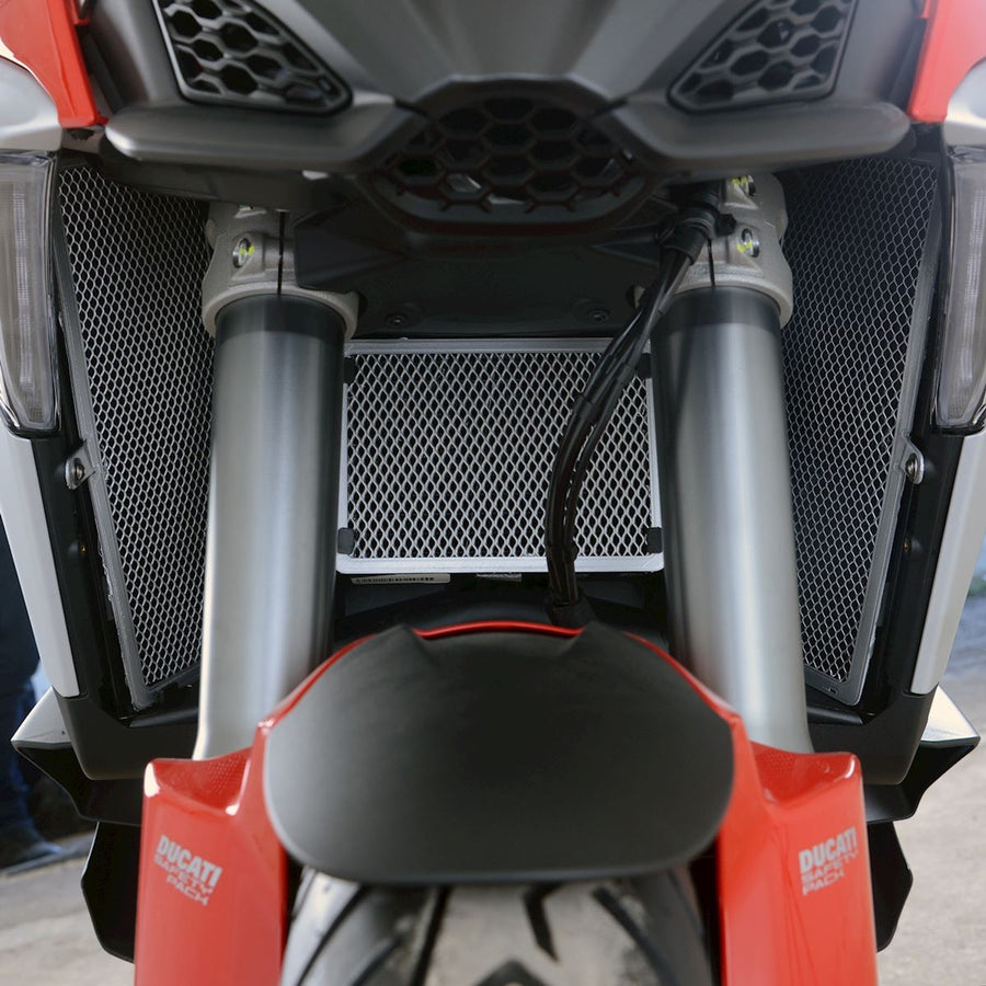 Ducati Multistrada V4 S Grand Tour [2024] - Kühlerschutzgitter Rot - Ducati Multistrada V4S