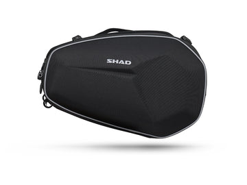 Cf Moto 700 Cl X Heritage [SHAD] - E48 udvidelige sadeltasker Sort - 46/58L