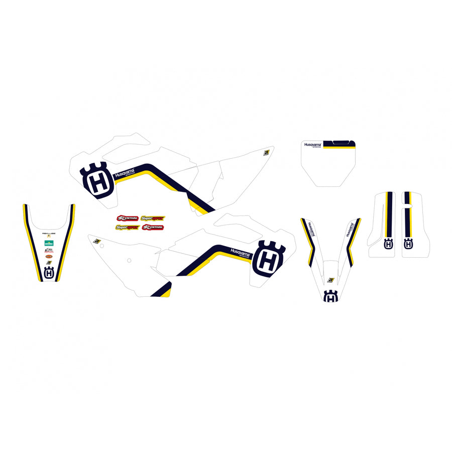 HUSQVARNA FC 350 [2023-2024] - Retro-Aufkleber-Kit - Husqvarna FC/TC