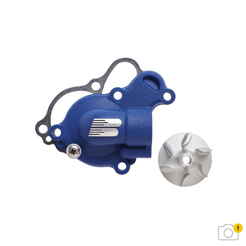 Fantic XXF 250 [2022-2024] - SuperCooler Wasserpumpendeckel + Impeller-Kit - Blau