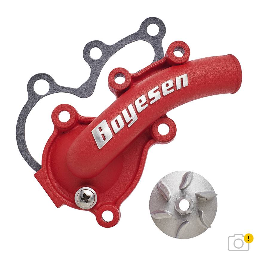 GasGas MC 450 F Factory Edition [2023-2025] - SuperCooler Wasserpumpendeckel + Impeller Kit - Red