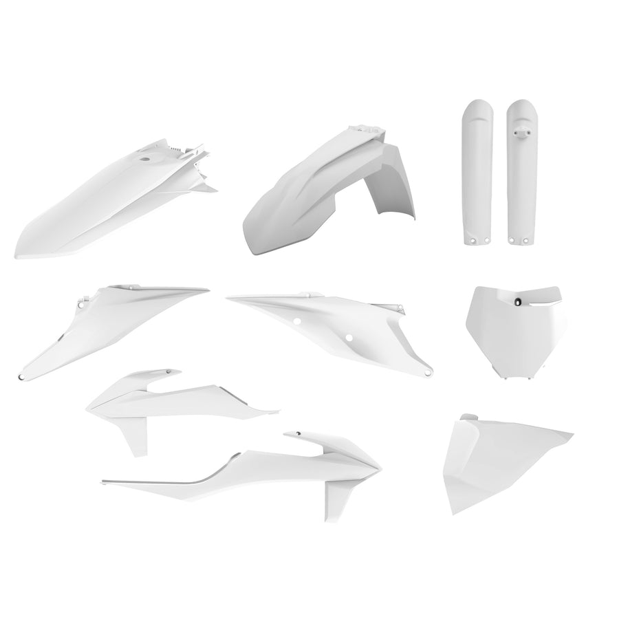KTM 150 SX [2019-2022] - Plastic Kit Hvid - KTM SX/SX-F