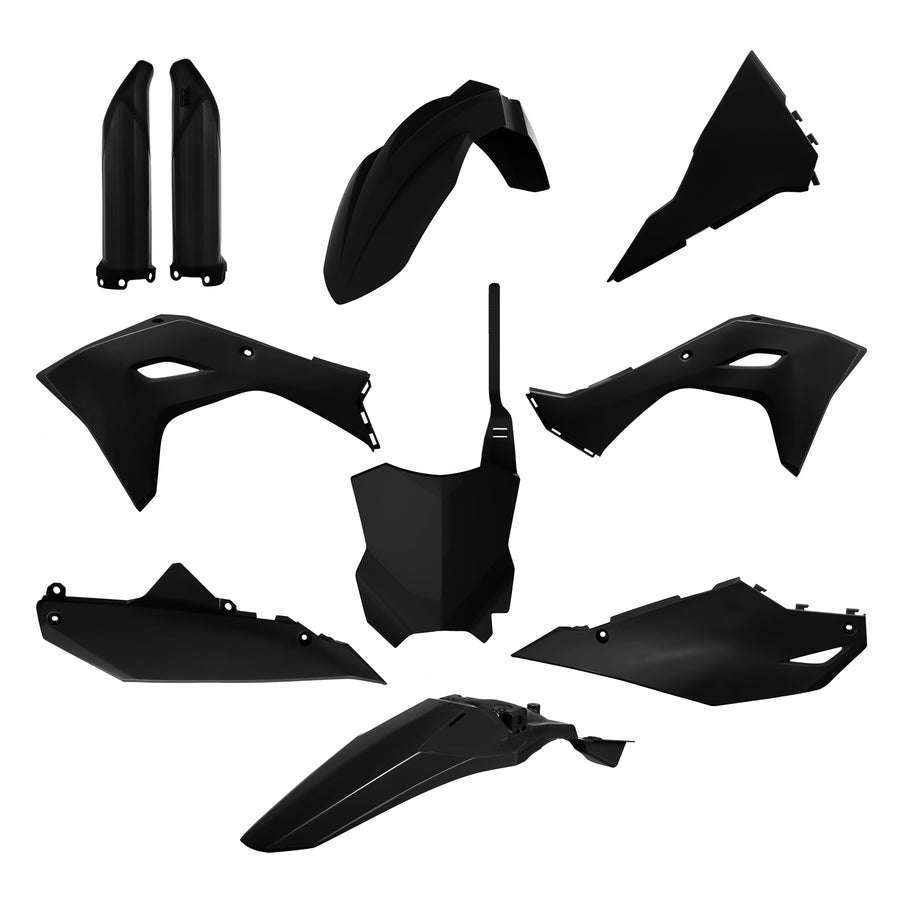 KAWASAKI KX 450 X [2024-2026] - Plastik-Kit mit Gabelprotektoren