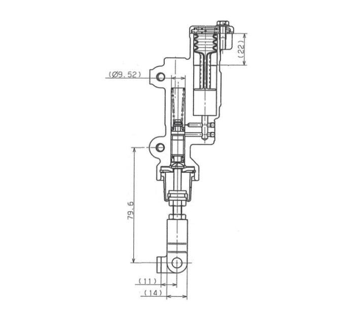 Honda CRF 450 R [2021-2026] - Hauptbremszylinder für Hinterradbremse