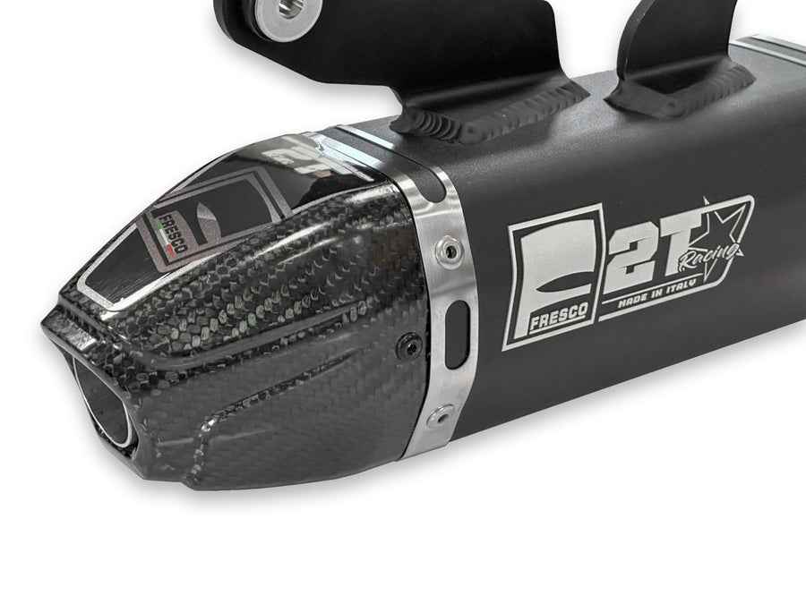 GAS GAS MC 125 [2023-2027] - Carby Schalldämpfer schwarzes Aluminium/Karbon-Endkappe