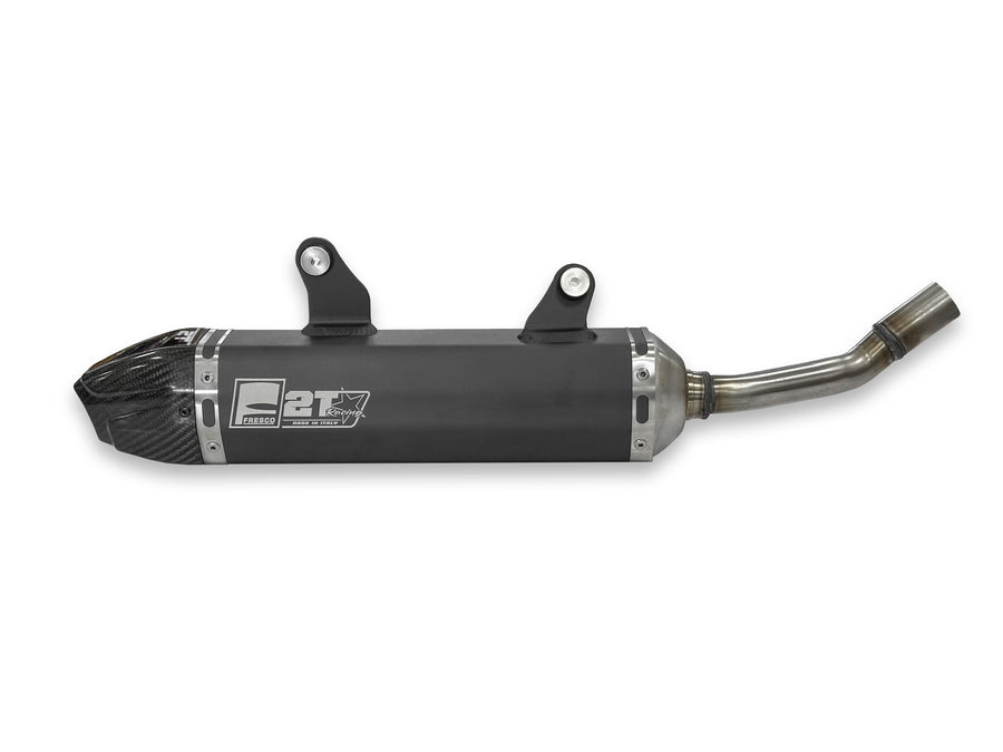 YAMAHA YZ 250 X [2016-2027] - Carby Schalldämpfer schwarzes Aluminium/Karbon-Endkappe
