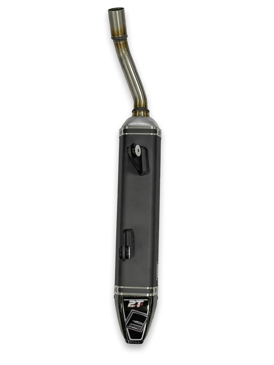 Yamaha YZ 250 (CG 23) [2006-2023] - Carby Schalldämpfer schwarzes Aluminium/Karbon-Endkappe